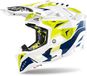 Airoh Aviator 3 Spin Jaune Bleu Casque Tout-terrain - Taille L