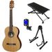 Santos y Mayor Estudio 7-LH Kit de démarrage pour guitare classique pour gauchers