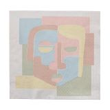 Bloomingville Serviette Peto 33x33 cm Lot de 20 Rose