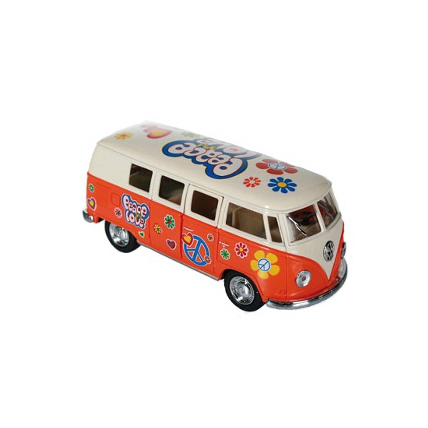 VOLKSWAGEN VW model busje oranje - 2023 - Metaal