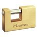 MASTER LOCK 608EURD hangslot 85 mm massief messing (rechthoekige behuizing)