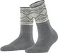Esprit Selbu Shimmer sokken dames katoen grijs - maat 39-42