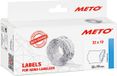 Meto Prijsetiketten 26 x 16 mm, Wit