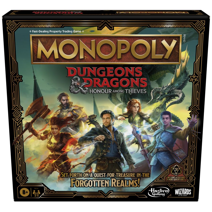 Monopoly Dungeons & Dragons Board Game - Strategy - Adult & Child - 8+ Years