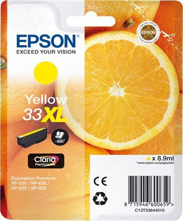 Epson Oranges 33XL Y single pack / geel