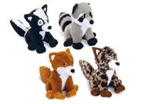 Karlie Jouet pour chien Peluche Foxi, 20cm Marron/Blanc