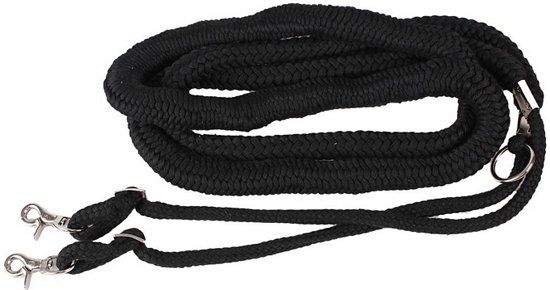 QHP Longeerhulptouw Katoen - black - XS