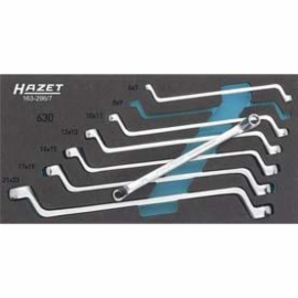 HAZET Ringsleutelset 7-delig 6x7-21x22mm in 1/3 163-296/7
