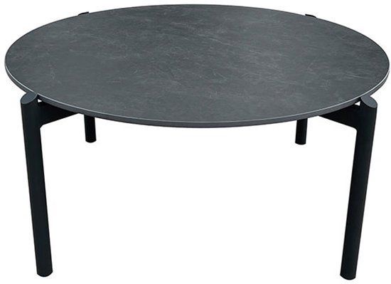 Oosterik Home Castle Rock lounge tafel midnight grey dia. 87 cm