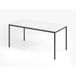 Hammerbacher table de réunion avec pieds carrés - 160x80 cm