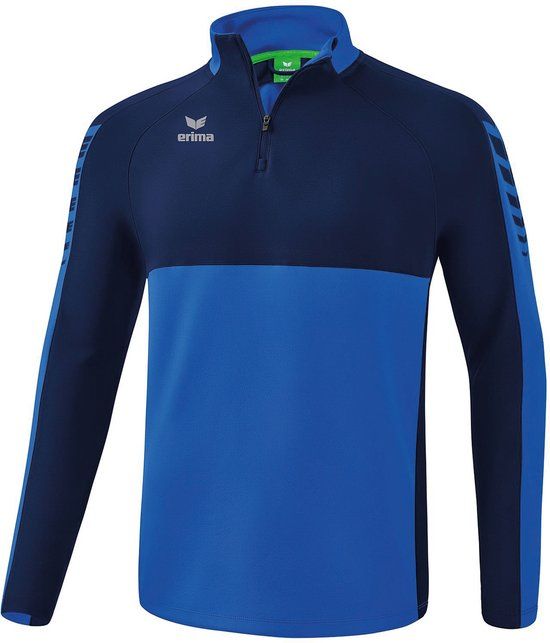 Erima Sporttrui Unisex - Maat 164 - Blauw/Donkerblauw