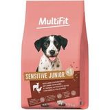 MultiFit MultiFit droogvoer hond, junior, sensitive, met lam, kip & rijst 12 kg