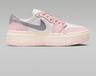 Nike Air Jordan 1 Elevate Low Baskets Femme Taille 38.5 Rose/Blanc/Gris Cuir