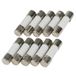 10 SeKi 10 stuks keramische zekeringen 6,3 A 5 x 20 mm fijne glaszekering 250 V
