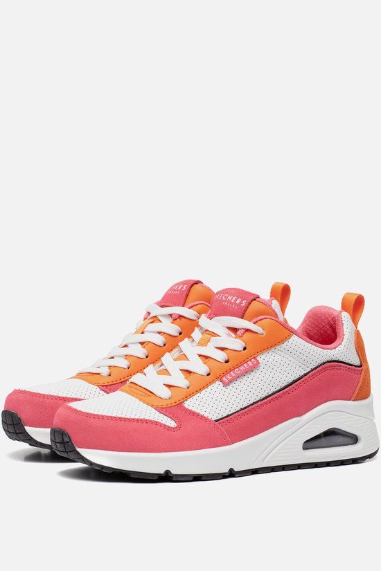Skechers Uno - Two Much Fun Dames Sneakers - Roze - Maat 37