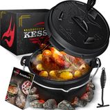Kesser Dutch Oven Gietijzeren Pan met Deksel