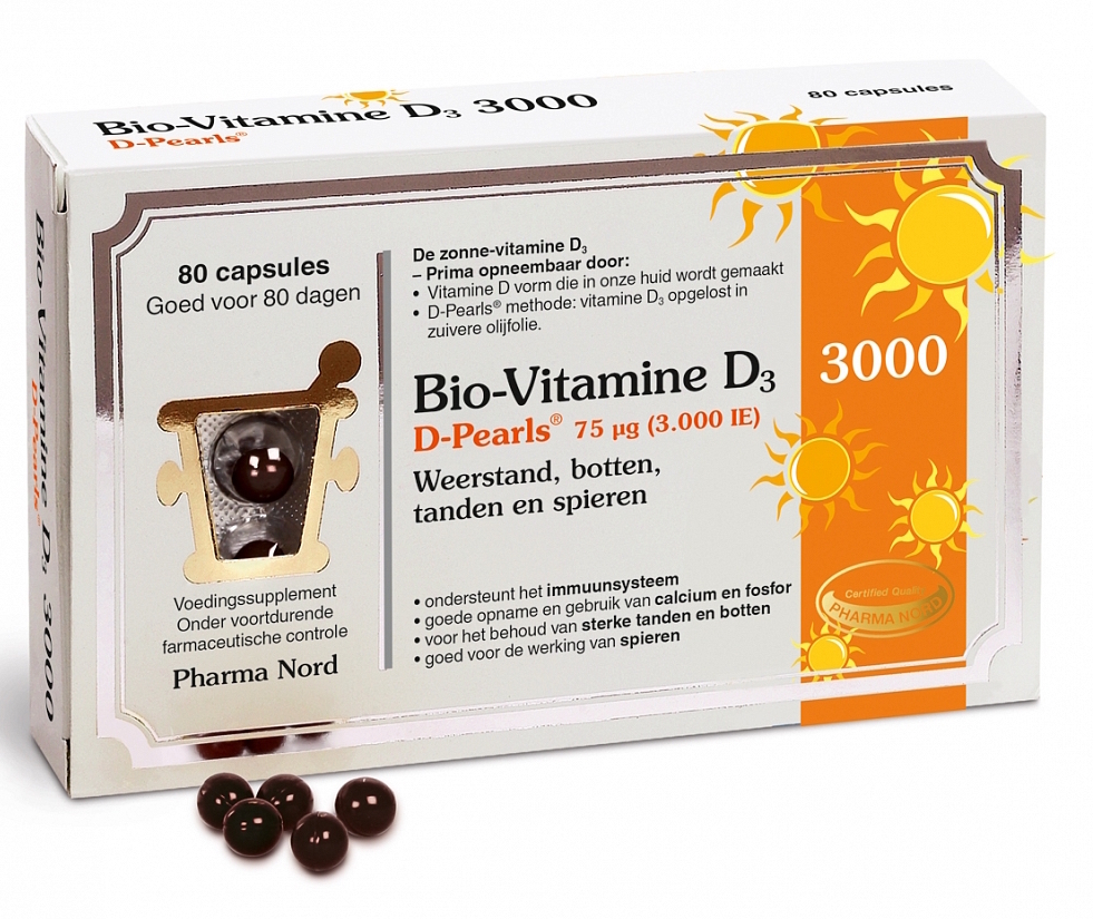 Pharma Nord Bio-Vitamine D3 75mcg 3000ie