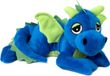 Habibi magnetron Knuffel - Draak - blauw - 33 cm