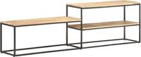 vidaXL Meuble TV - 180x30x50 cm - Bois de manguier brut