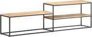 vidaXL Meuble TV - 180x30x50 cm - Bois de manguier brut