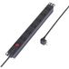 Sygonix SY-6736980 – 19 inch 6-voudige stekkerdoos – Zwart