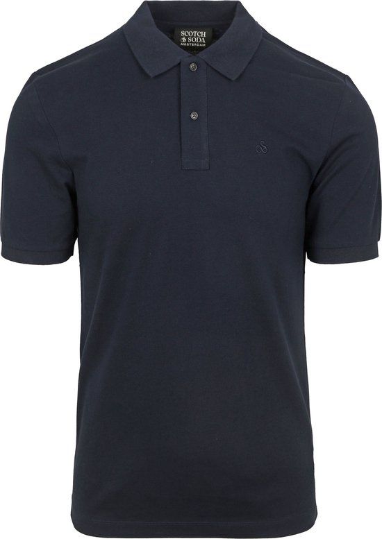 Scotch & Soda CORE - LOGO PIQUE POLO - Men - Night - Size S