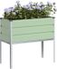 vidaXL Plantenbak pastelgroen 100 x 45 x 90 cm gegalvaniseerd staal