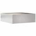 vidaXL Gazonrand 40 x 40 x 13 cm Roestvrij staal zilver