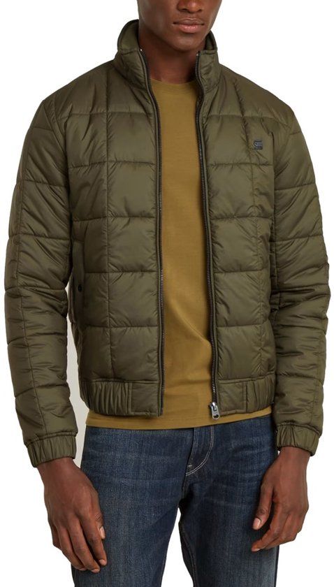 G-STAR Meefic qlt jkt Heren Jas - shadow olive - S
