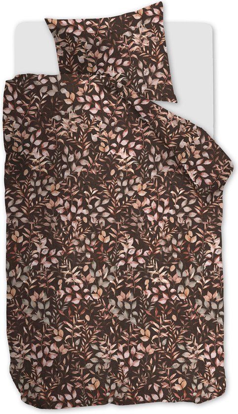Rivièra Maison Riviera Maison Faded Fall dekbedovertrek - Eenpersoons - 140x200/220 - Bruin