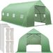 TecTake Foliekas - Tunnelkas - 600 x 300 x 205 cm - Groen