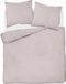 Detexpol Deco4Home Satinede lakenset 160x200, glad met premium strepen, poederroze