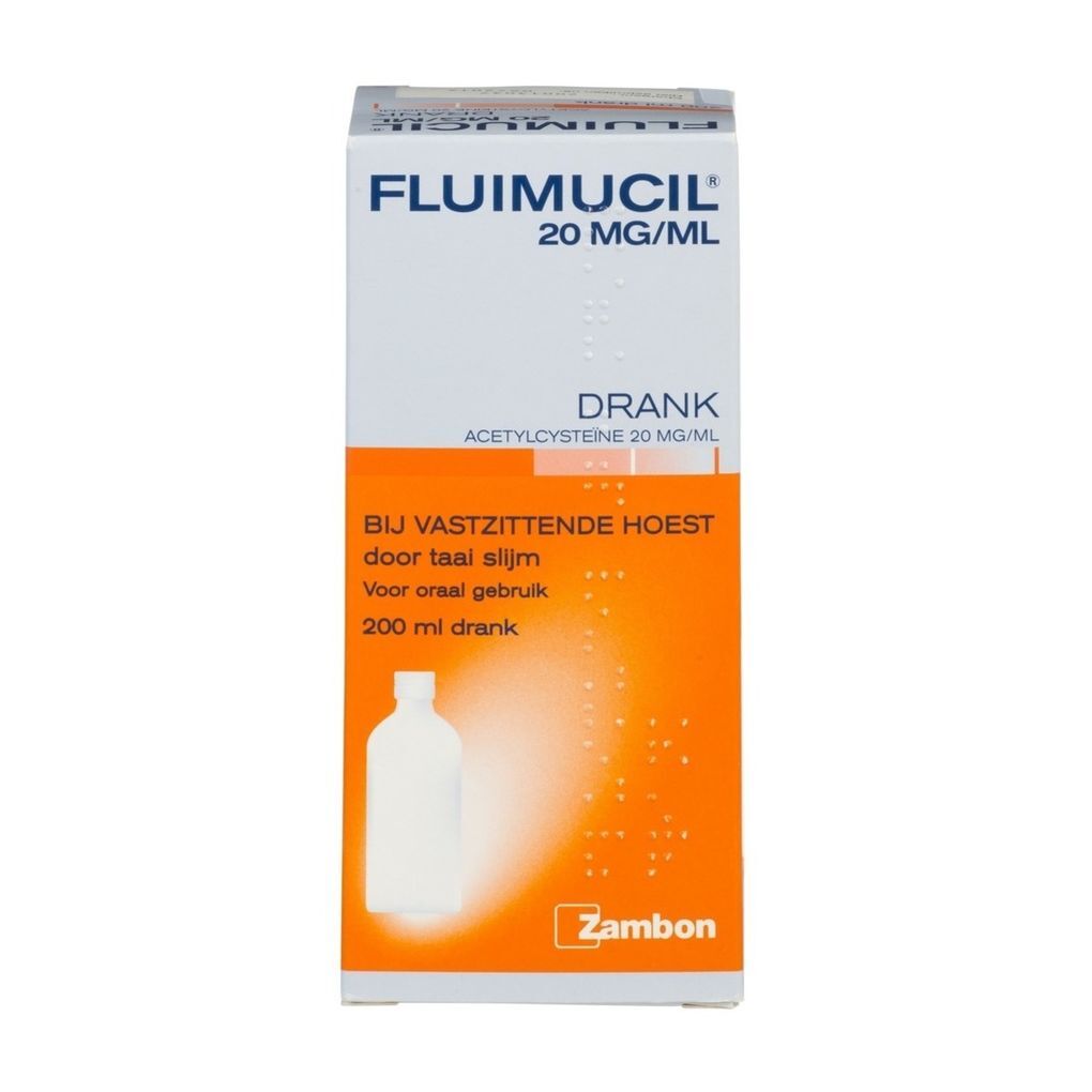 Fluimucil drank forte 2% 200ml