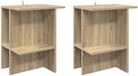 vidaXL Table basse chêne Sonoma 40 x 30 x 49 cm (2 pièces)