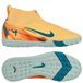 Nike Air Zoom Mercurial Superfly 10 Academy TF Mbappé Personal Edition - Melon/Neo Turquoise/Vert Enfant - Stabilisé (TF), pointure 38