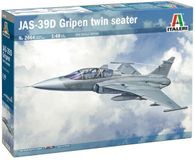 Italeri Modelbouwpakket Vliegtuigen - 2664 Saab JAS 39 Gripen Twin Seater - Straaljager Plastic - 1:48 - Modelbouw