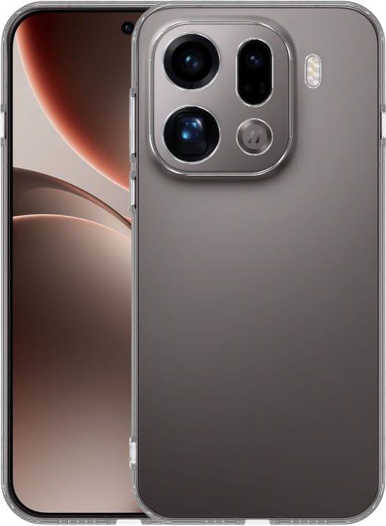 Just in Case TPU Back Cover Transparant OPPO Find X9 Pro