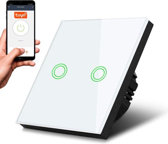 Maclean Slimme WiFi 2-voudige Touch Light Switch