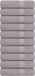 vidaXL Douchehanddoeken FROGN 10 stuks 70x140 cm 360 g/m² Grijs