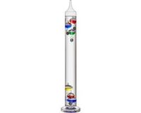 TFA Dostmann Galileo Galilei, analoge glazen thermometer, 44 cm, transparant