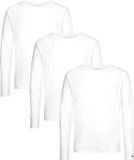 Tommy Hilfiger T-shirt lange mouw 3-pack wit