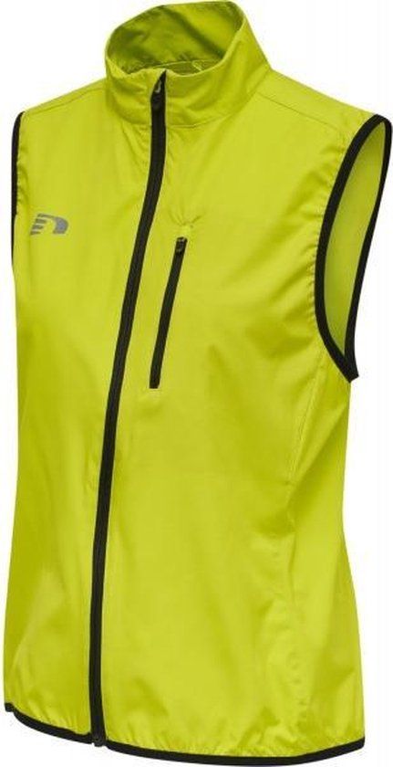 Newline Core Gilet Dames - geel - maat M - Hardlopen - Winddicht