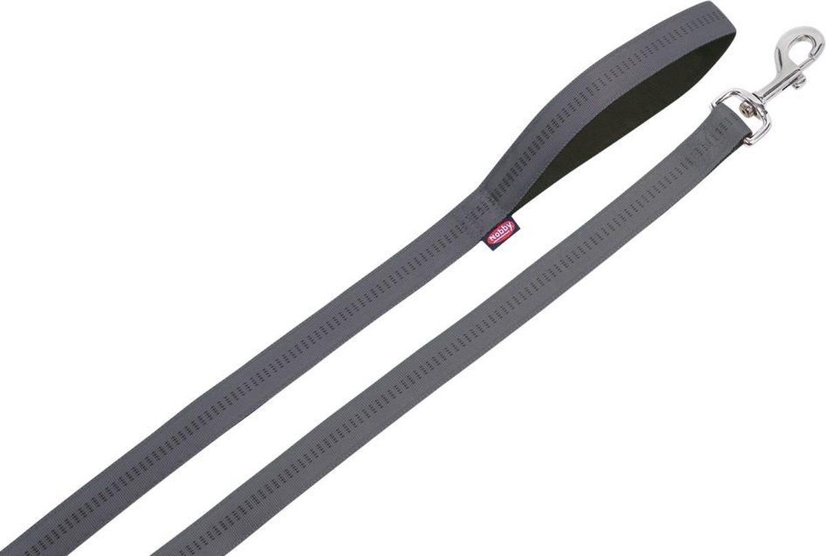 Nobby lijn soft grip grijs - 120 x 1,5 cm