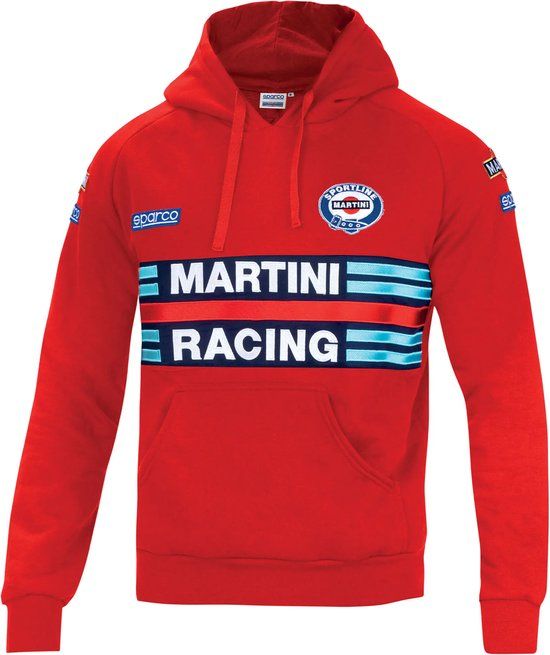 Sparco Martini Racing Hoodie - Red - XXL - Men's