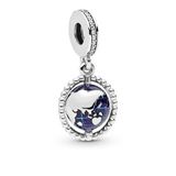 Pandora Moments Dames Bedel Zilver - Blauw