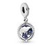 Pandora Moments Dames Bedel Zilver - Blauw