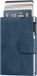 Prowallet Plus - Blauw - Pasjeshouder voor 8 pasjes, briefgeld en muntgeld - Uitschuifbaar - RFID Creditcardhouder - Kaarthouder Portemonnee, Premium Pashouder voor Mannen - Aluminium, Kunstleer - Incl. Luxe Cadeaubox