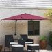 Maison Exclusive - Parasol de jardin, 248,5 x 247,5 x 160 cm, polyester et acier