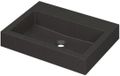 Wastafel INK Momento Wastafel Quartz Zonder Kraangat - 600x450x90 mm - Quartz Zwart