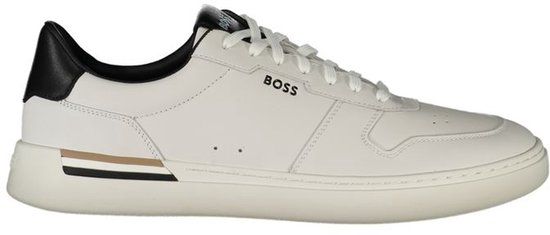 Hugo Boss Witte Leren Lage Sneakers Mannen 45